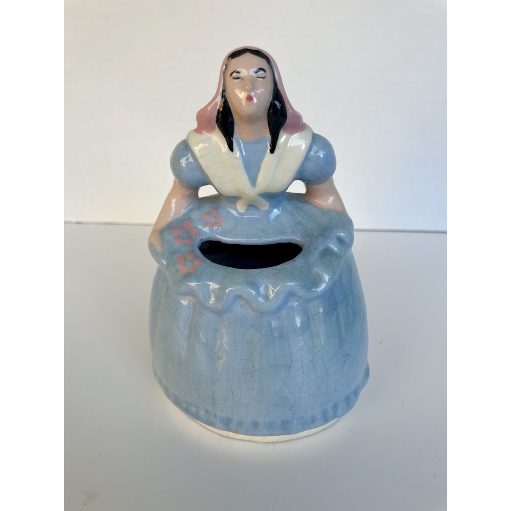 VTG Bud Vase Planter Dutch Girl Cottage Core Vase 7 inches Decor‎ MCM